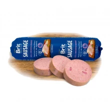 Brit Premium Sausage - ковбаса Бріт шматочки курки і кролика у паштет для собак