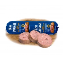 Brit Premium Sausage Sport - ковбаса Бріт шматочки яловичини і риби в паштет для собак