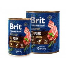 Brit Premium Pork with Trachea - паштет Бріт зі свининою і трахеєю для собак