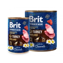 Brit Premium Junior Turkey with Liver - паштет Брит с индейкой и печенью для щенков