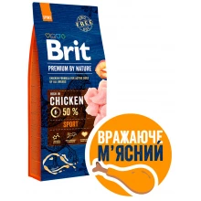 Brit Premium Sport - корм преміум класу Бріт Спорт для активних собак