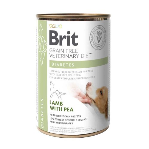 Brit VetDiets Dog Diabetes - консервы Брит для собак при сахарном диабете