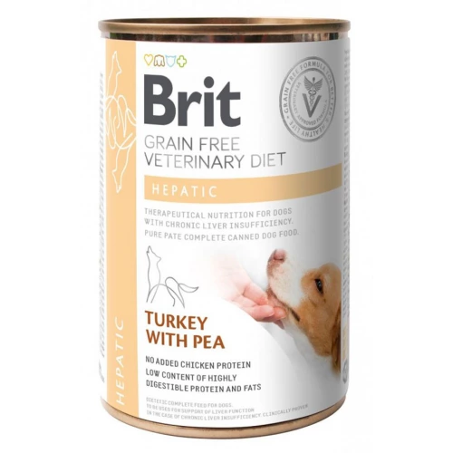 Brit VetDiets Dog Hepatic - консерви Бріт для підтримки роботи печінки у собак
