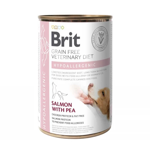 Brit VetDiets Dog Hypoallergenic - консерви Бріт для собак з харчовою алергією або непереносимістю