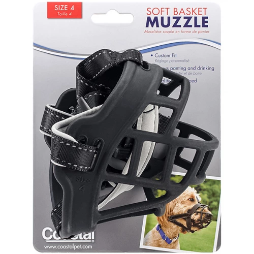 Coastal Soft Basket Muzzle - намордник Костал для собак, силикон