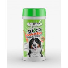 Espree Flea and Tick Repellent Wipes - салфетки Эспри для дополнительной защиты от блох и клещей