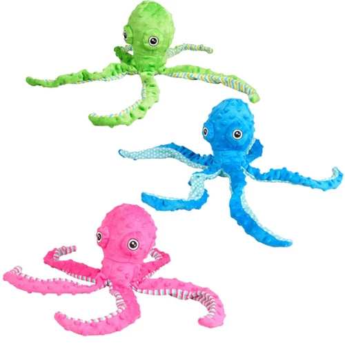 Flamingo Bubbly Plush Octopus - мягкая игрушка Фламинго Осьминог для собак
