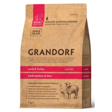 Grandorf Dog Medium/Maxi Lamb - корм Грандорф з ягням та індичкою для середніх і великих собак