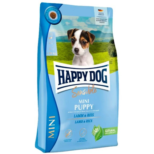 Happy Dog Sensible Mini Puppy Lamb and Rice - корм Хэппи Дог с ягненком для щенков малых пород