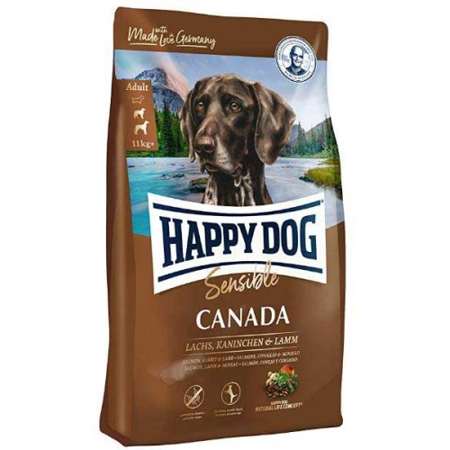Happy Dog Sensible Canada - корм Хеппі Дог Канада з лососем, кроликом і бараниною для собак