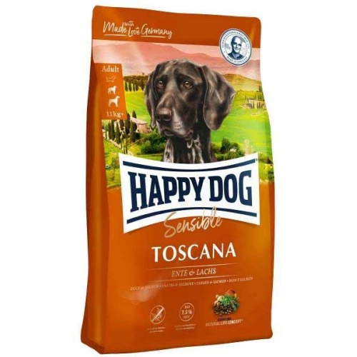 Happy Dog Sensible Toscana - корм Хэппи Дог Тоскана с морской рыбой и уткой для собак