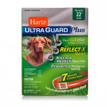Hartz Ultra Guard Plus - ошейник Хартц от блох и клещей для собак и щенков, оранжевый