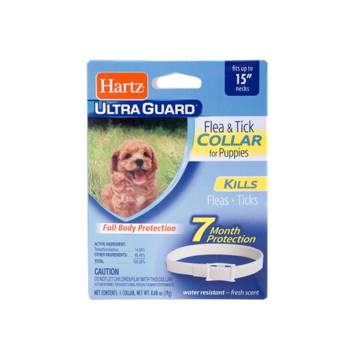 Hartz Ultra Guard - нашийник Хартц від бліх та кліщів для цуценят віком віком від 6 тижнів