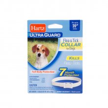 Hartz Ultra Guard - ошейник Хартц белый от блох и клещей для собак, 50 см