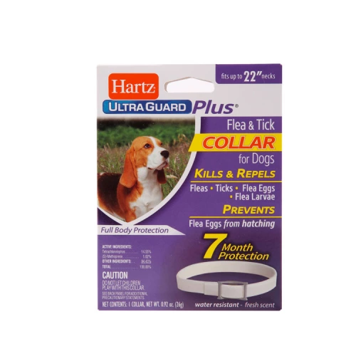 Hartz Ultra Guard - нашийник Хартц білий від кліщів, бліх та їх яєць для собак і цуценят