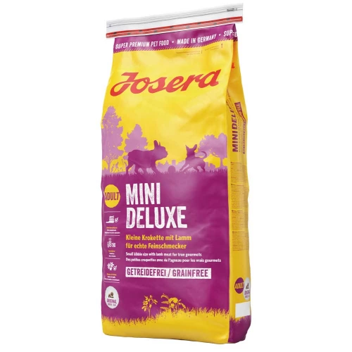 Josera Mini Deluxe - беззерновой корм Йозера Мини Делюкс для собак мелких пород