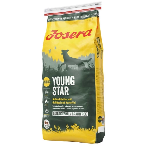 Josera Young Star - беззерновой корм Йозера Янг Стар для щенков и молодых собак