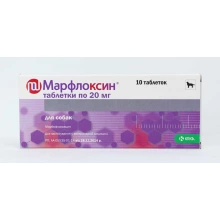 KRKA Marfloksin - антибіотик КРКА Марфлоксин для собак
