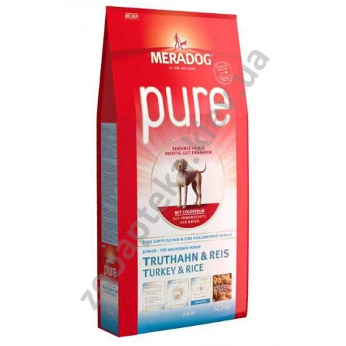 Meradog Pure Junior - корм МераДог для цуценят і годуючих сук