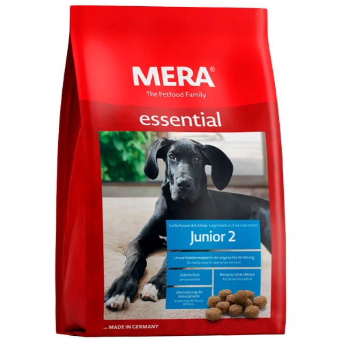 Meradog Essential Junior 2 - сухой корм МераДог для юниоров больших пород с 6 месяцев