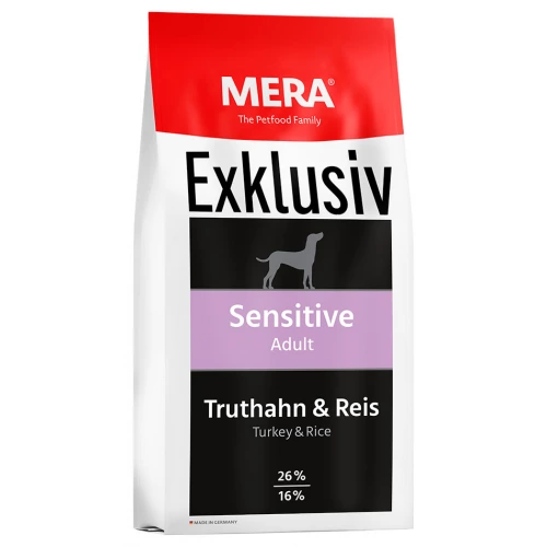 Meradog Exklusiv Sensitive Adult - сухий корм МераДог з індичкою та рисом для чутливих собак