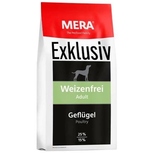 Meradog Exklusiv Weizenfrei Adult - беззерновой корм МераДог с птицей для взрослых собак