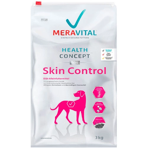 Meradog Vital Health Skin Control - корм МераДог для собак при дерматозе и выпадении шерсти