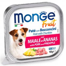 Monge Dog Fruit Pork Pineapple - паштет Монже со свининой и ананасом для собак