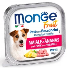 Monge Dog Fruit Pork Pineapple - паштет Монже зі свининою та ананасом для собак