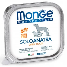 Monge Dog Monoprotein Solo Duck - паштет Монже Монопротеин с уткой для собак всех пород