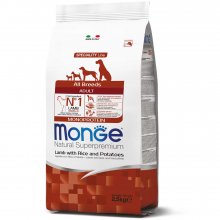 Monge Adult Lamb and Rice - корм Монже с ягненком для взрослых собак всех пород