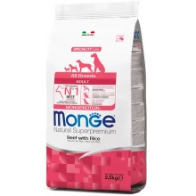 Monge Dog Adult Beef Rice - корм Монже з яловичиною та рисом для дорослих собак усіх порід