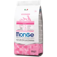 Monge Dog Adult Pork Rice - корм Монже зі свининою та рисом для дорослих собак усіх порід
