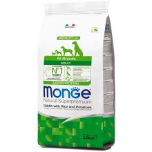 Monge Adult Rabbit Rice - корм Монже с кроликом и рисом для взрослых собак всех пород