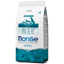 Monge Hypoallergenic - гіпоалергенний корм Монже з лососем і тунцем для дорослих собак усіх порід