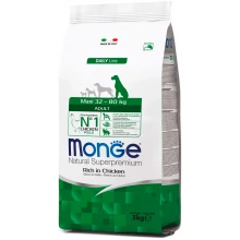 Monge Maxi Adult - корм Монже з куркою та рисом для дорослих собак великих порід