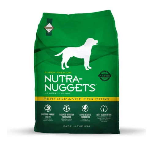 Nutra Nuggets Performance - корм Нутра Наггетс Перфоманс для атлетически развитых и спортивных собак