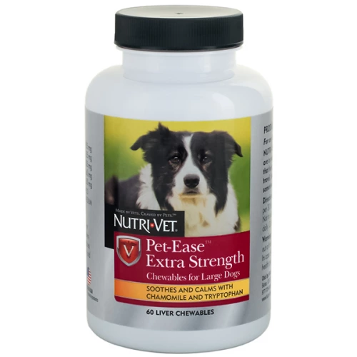 Nutri-Vet Pet-Ease Extra Strength - седативні таблетки Нутрі-Вет Анти-Стрес Екстра для собак