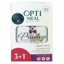OptiMeal Privilege - акционный набор консервов 3+1 для собак мелких пород