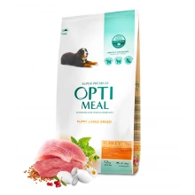 OptiMeal Puppy - корм ОптиМіл з індичкою для цуценят великих порід
