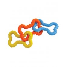 Petstages Mini Bone Tug - игрушка Петстейджес Три разноцветные косточки для собак