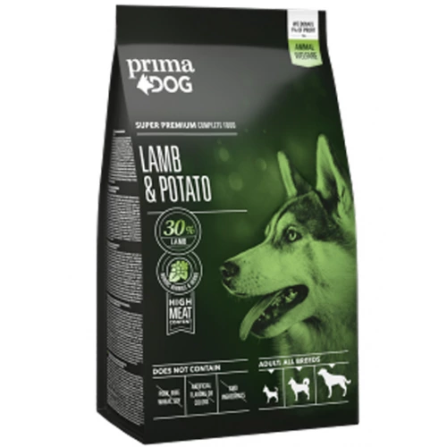PrimaDog Adult All Breeds - корм Пріма Дог з ягням і картоплею для дорослих собак всіх порід