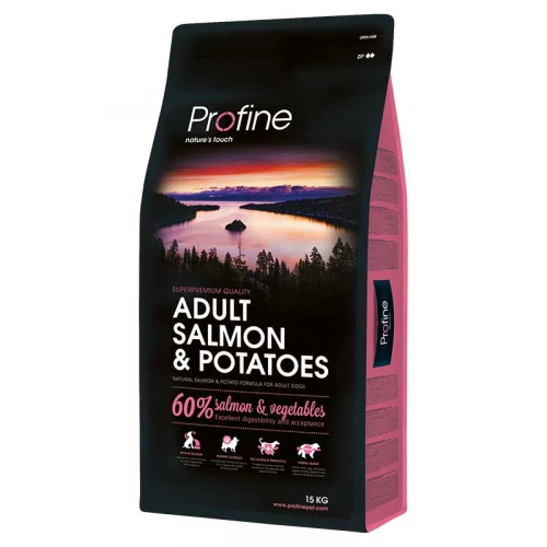Profine Adult - корм Профайн с лососем и картофелем для взрослых собак
