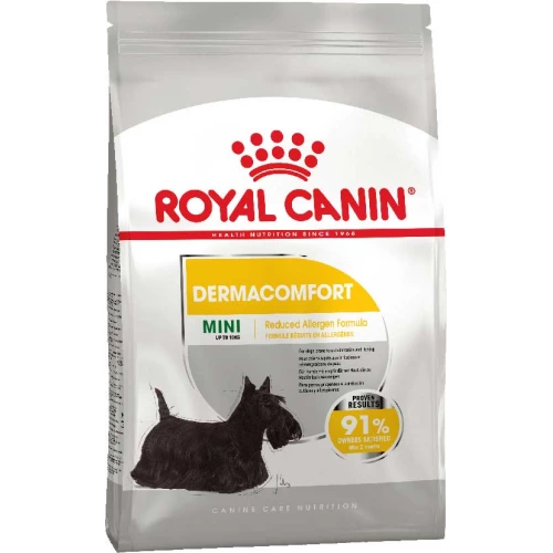 Royal Canin Mini Dermacomfort - корм Роял Канін для собак дрібних порід, схильних до подразнень