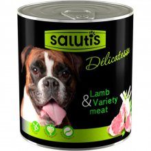 Salutis Delicatesse - консервы Салютис Деликатес с ягненком для собак