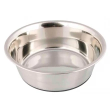 Trixie Stainless Steel Bowl - миска металева Тріксі на гумовій основі для собак