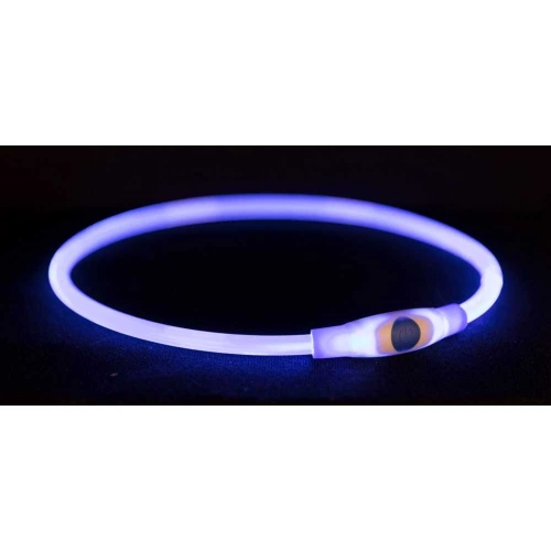Trixie USB Flash Light Ring - светящийся ошейник Трикси для собак, синий