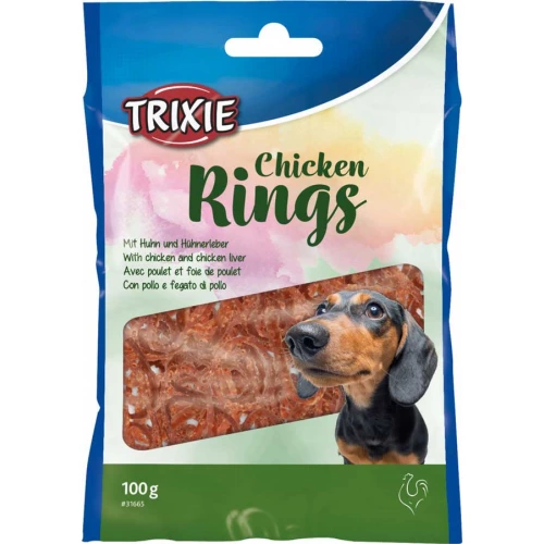 Trixie Chicken Rings - кольца Трикси с курицей и куриной печенью для собак
