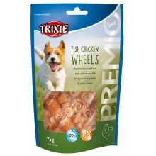 Trixie Premio Fish Chicken Wheels - рулетики Тріксі з куркою і рибою для собак