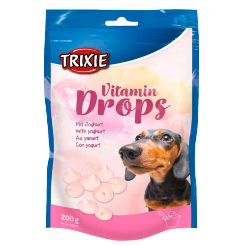 Trixie Vitamin Drops with Yoghurt - витаминизированные дропсы для собак Трикси с йогуртом